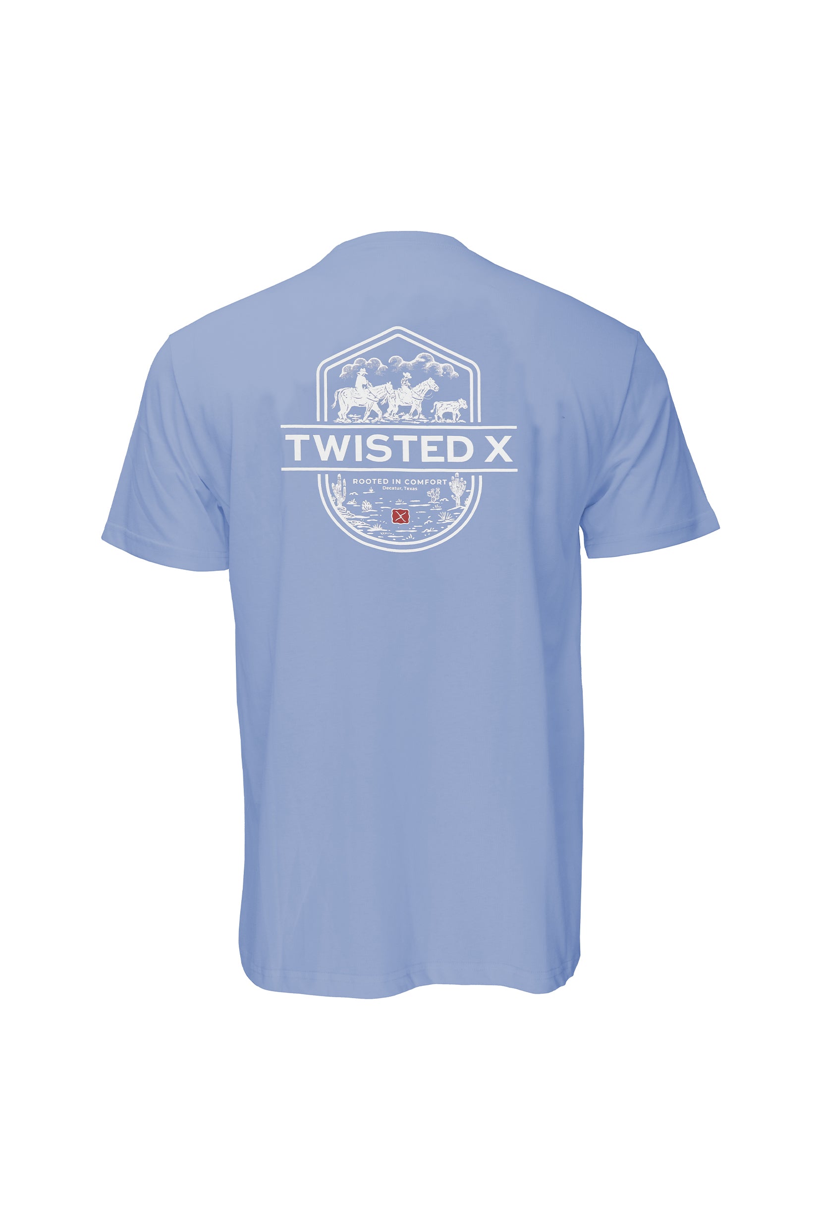 Twisted X Mens Logo T-Shirt | Slate Blue