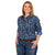 Just Country Women's Workshirt, Abbey full Button, Navy Paisley