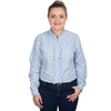 Just Country Womens Workshirt | Full Button | Cornflower Blue Check