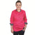 Just Country Womens Workshirt | Half Button | Hot Pink / Navy Meadow Flower