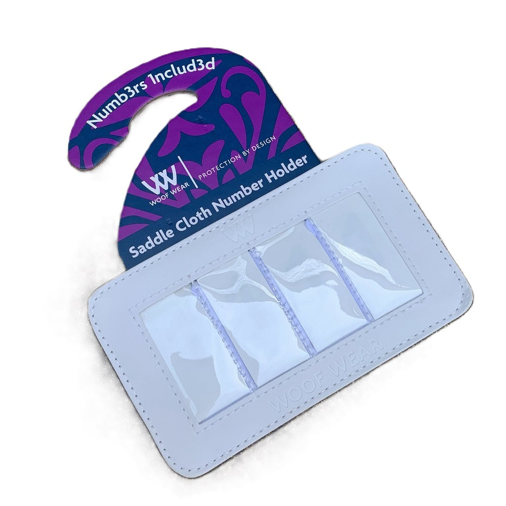 Woof Wear Saddlecloth Number Holder