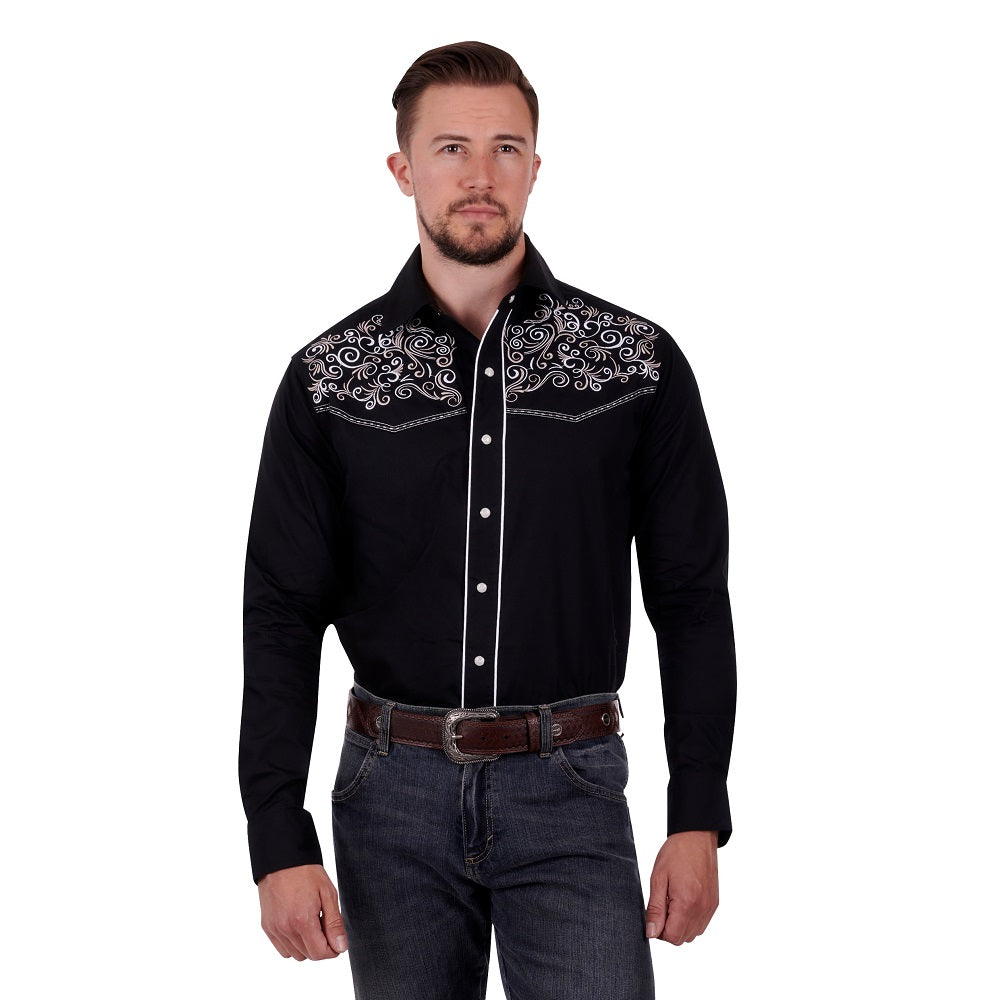 Wrangler Men's Shirt | Campbell | Black