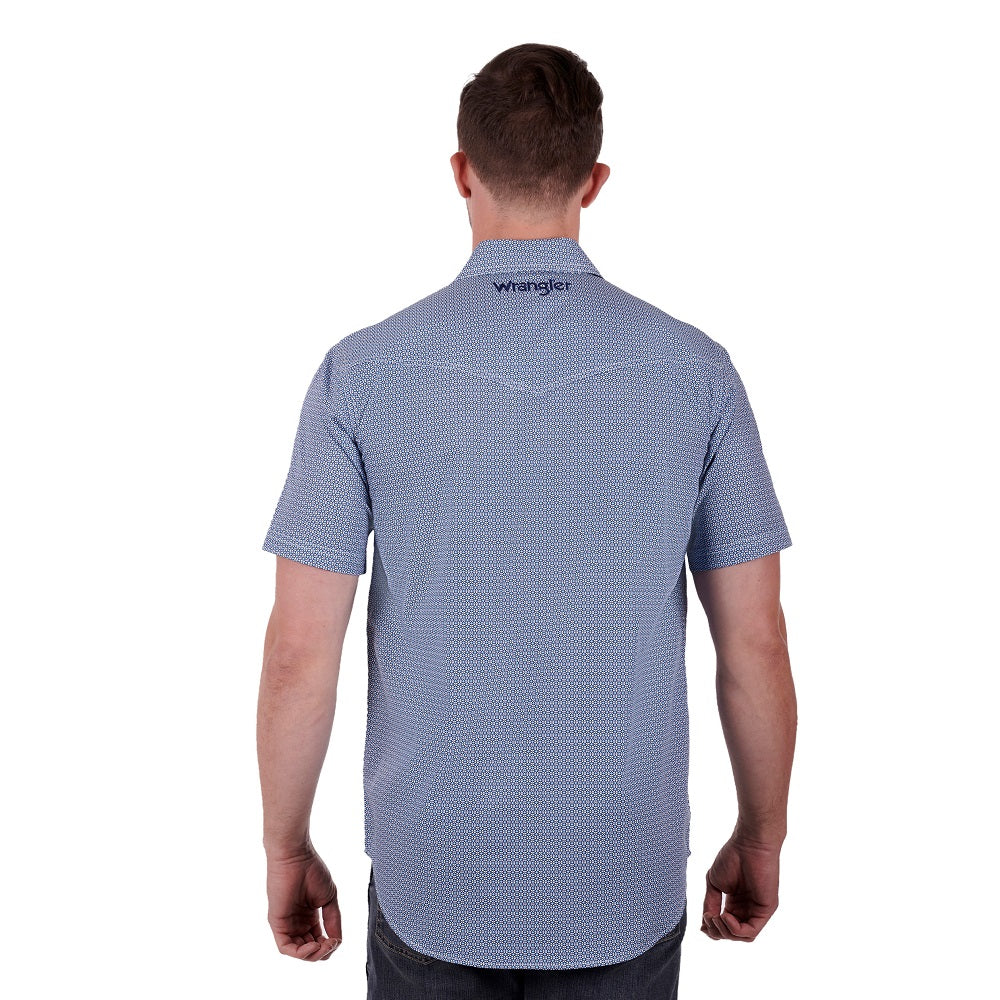 Wrangler Men's Shirt | Graham | Blue / White