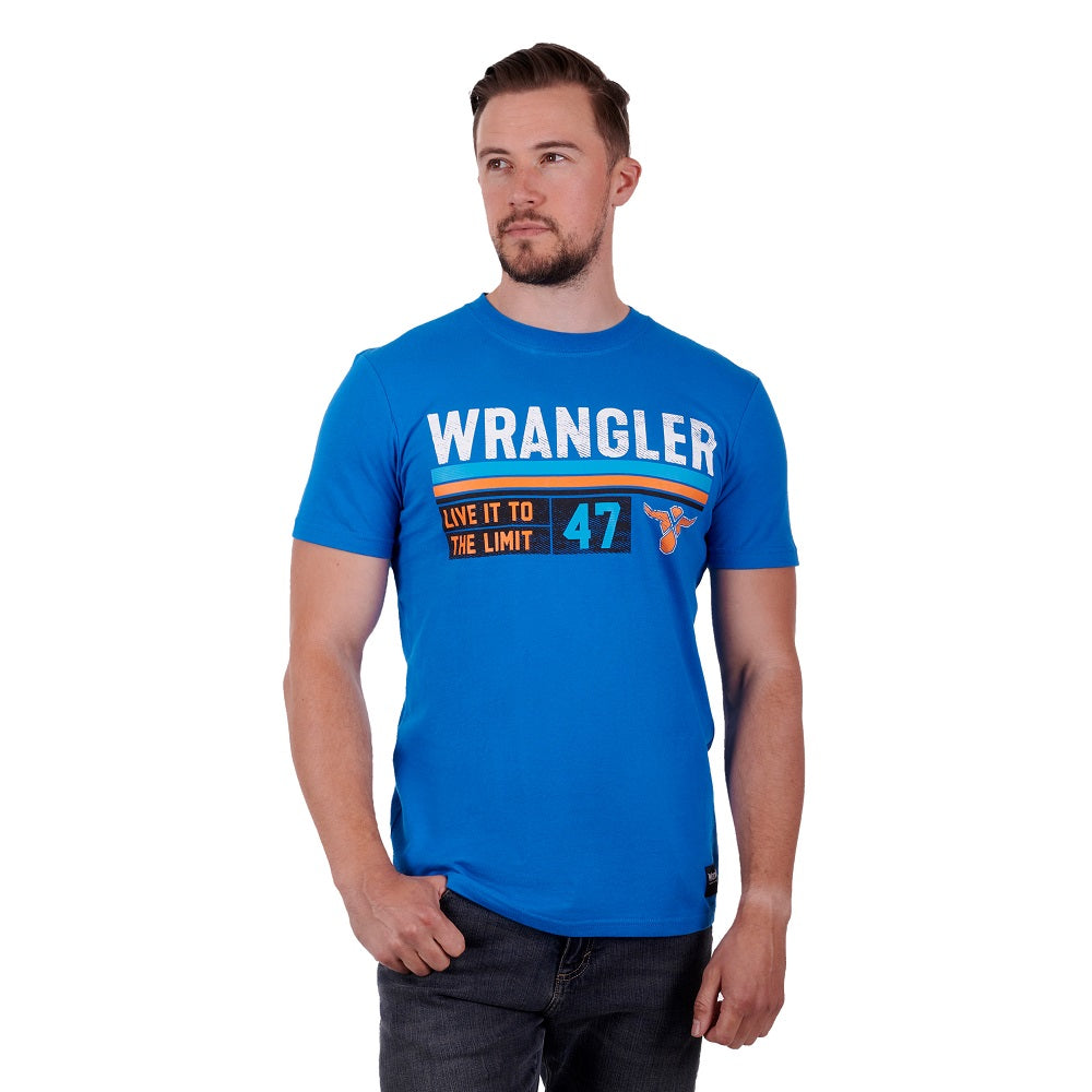 Wrangler Men's T-Shirt | Jones | Royal Blue