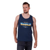 Wrangler Mens Singlet | Domenic | Navy Marle