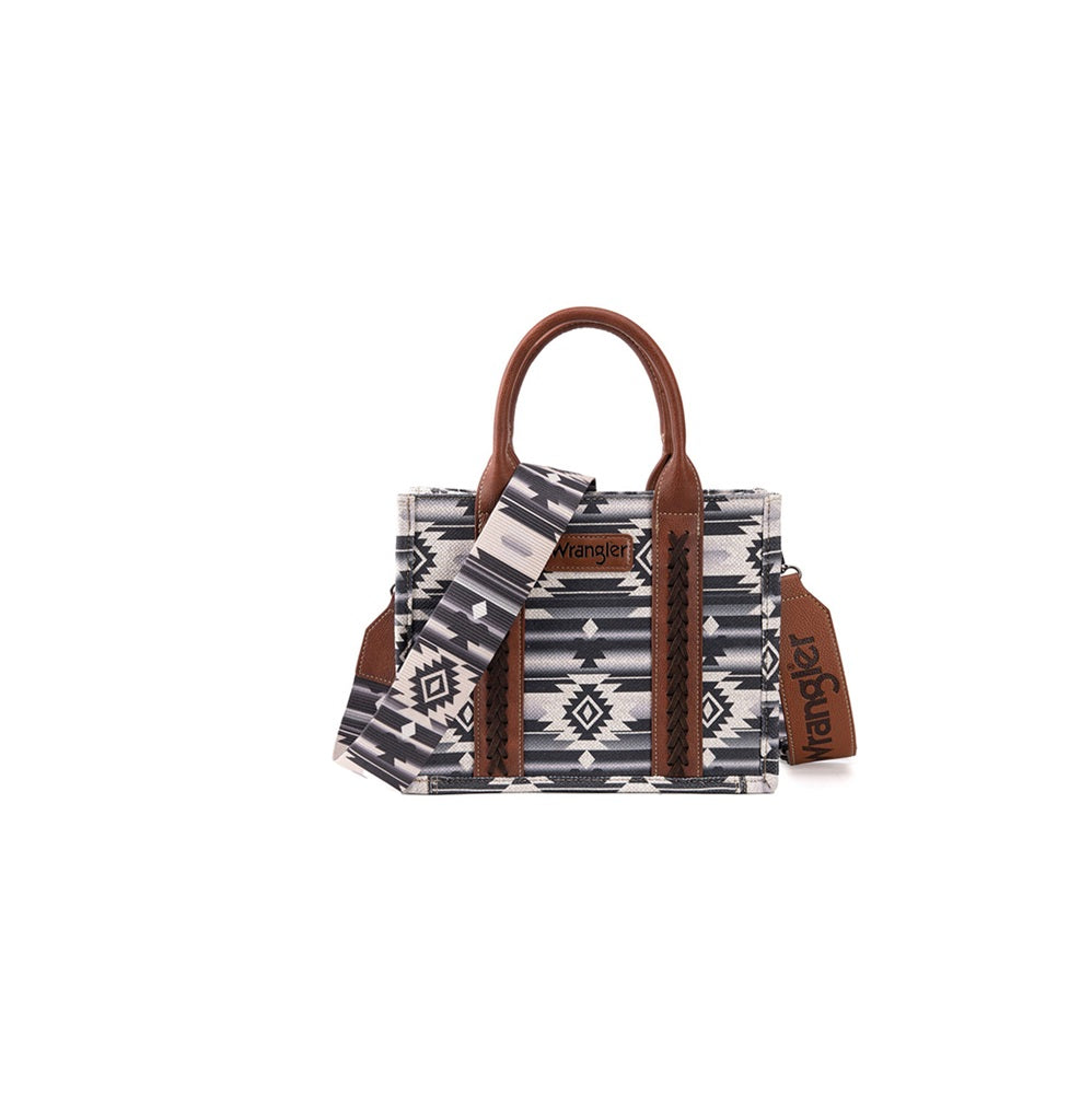 Wrangler South Western Crossbody Bag | Charcoal / Tan
