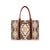 Wrangler South Western Tote Bag | Coffee / Tan