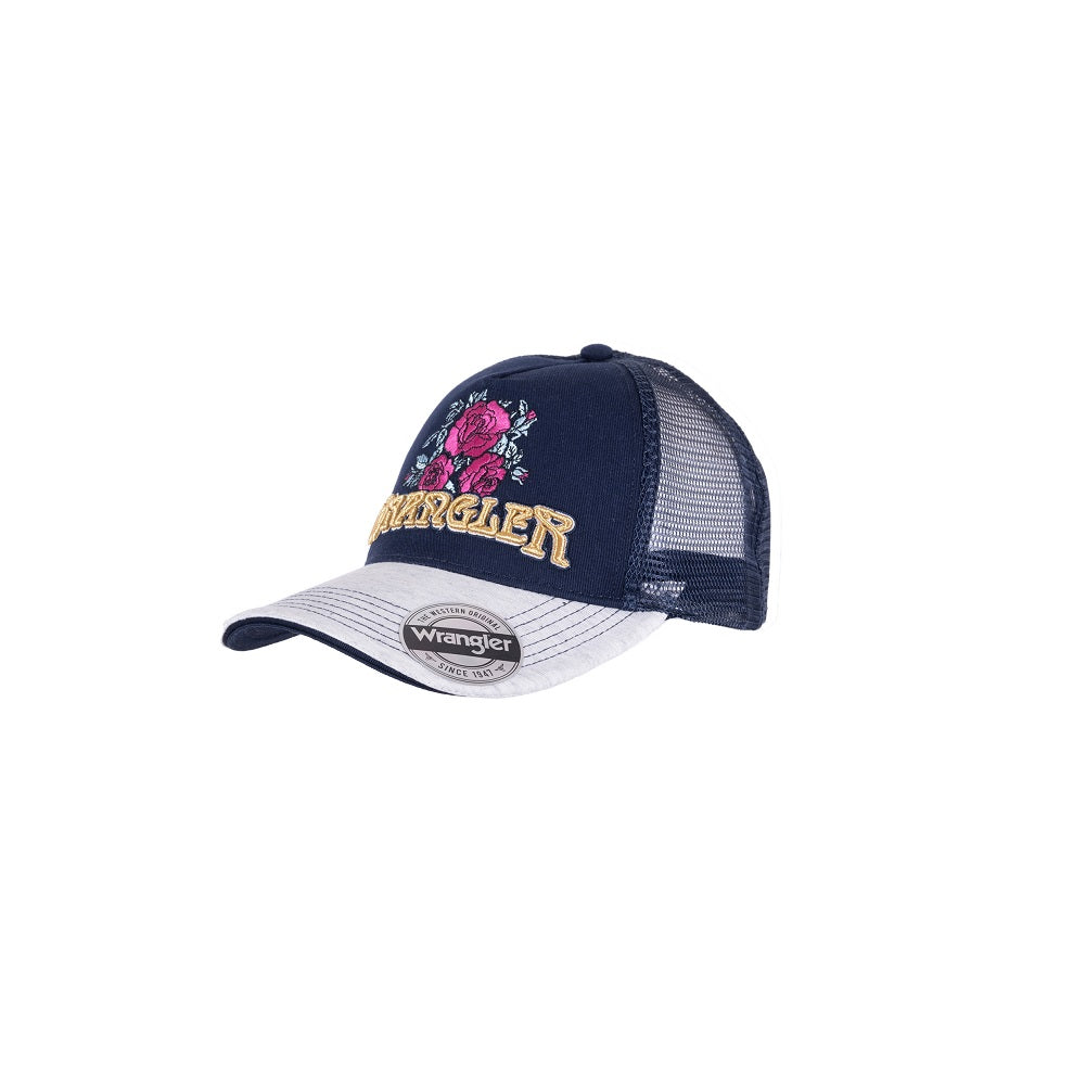 Wrangler Trucker Cap, Name: Mila, Colour: Navy / Grey Marle