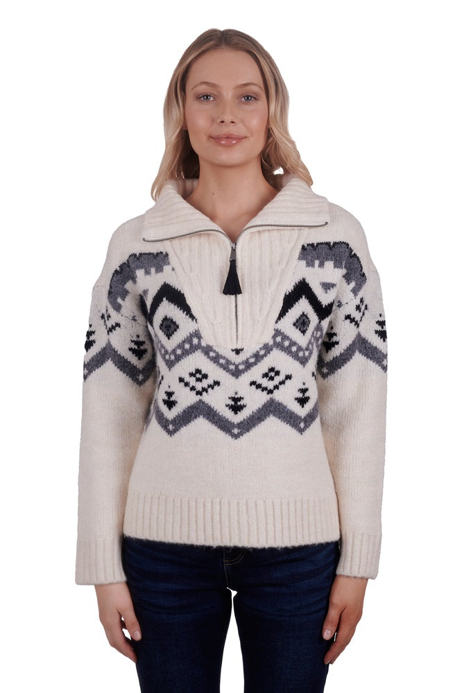 Wrangler Womens Knitted Pullover | Lexie | Cream