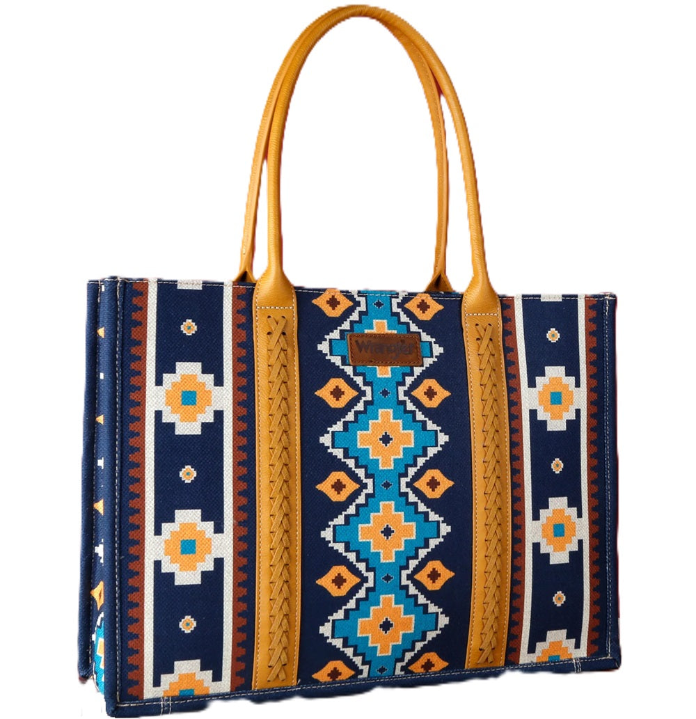 Wrangler SouthWestern Tote Bag | Navy