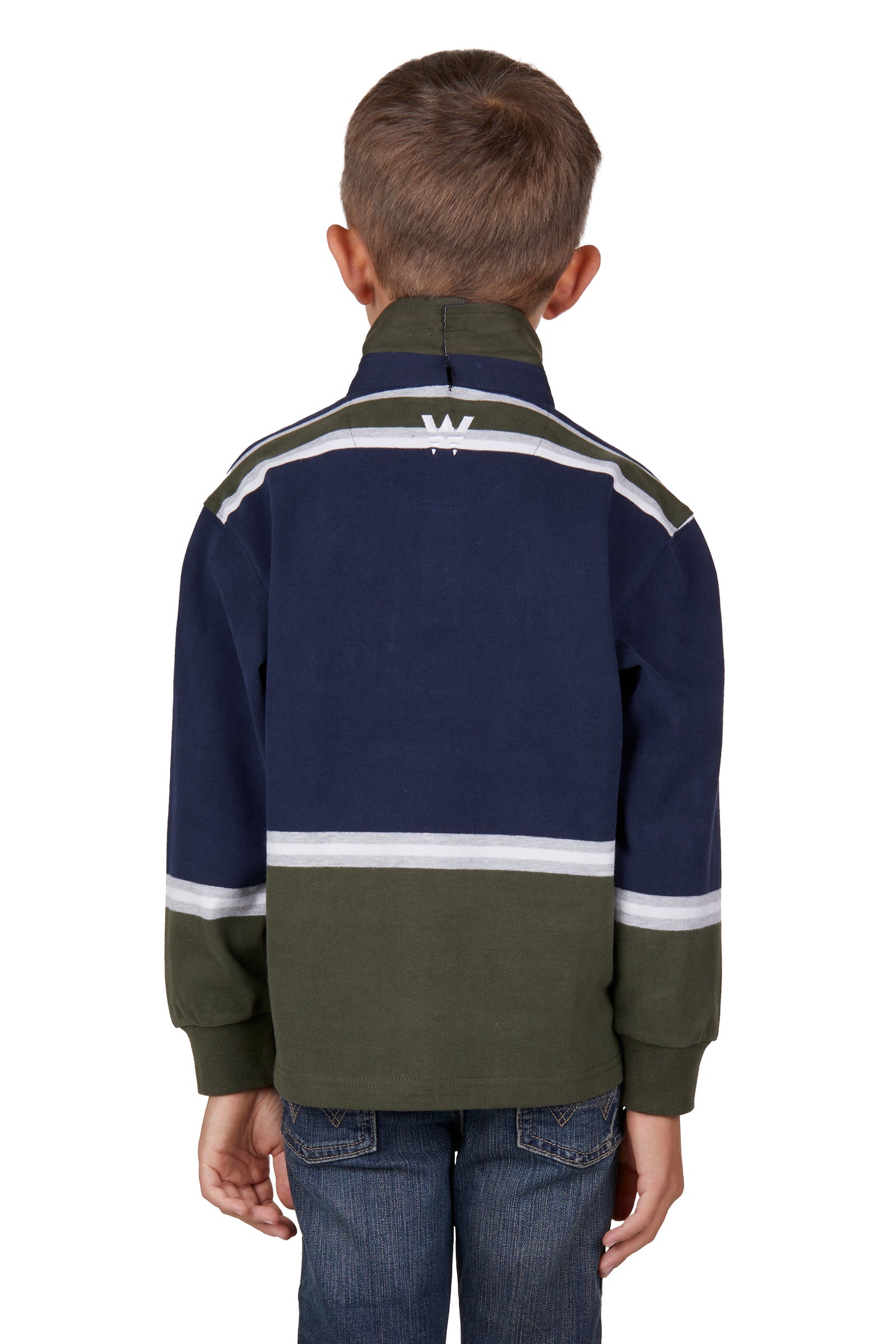 Wrangler Boys Rugby | Richard | Cypress / Navy