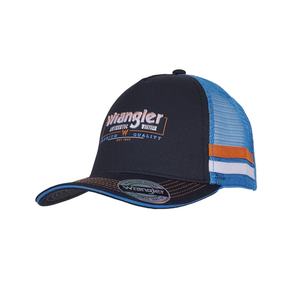 Wrangler Kids Trucker Cap | Gallagher | Navy