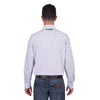 Wrangler Mens Logo Shirt | Brent | White / Navy
