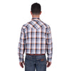Wrangler Mens Shirt | Toby | Navy / Orange
