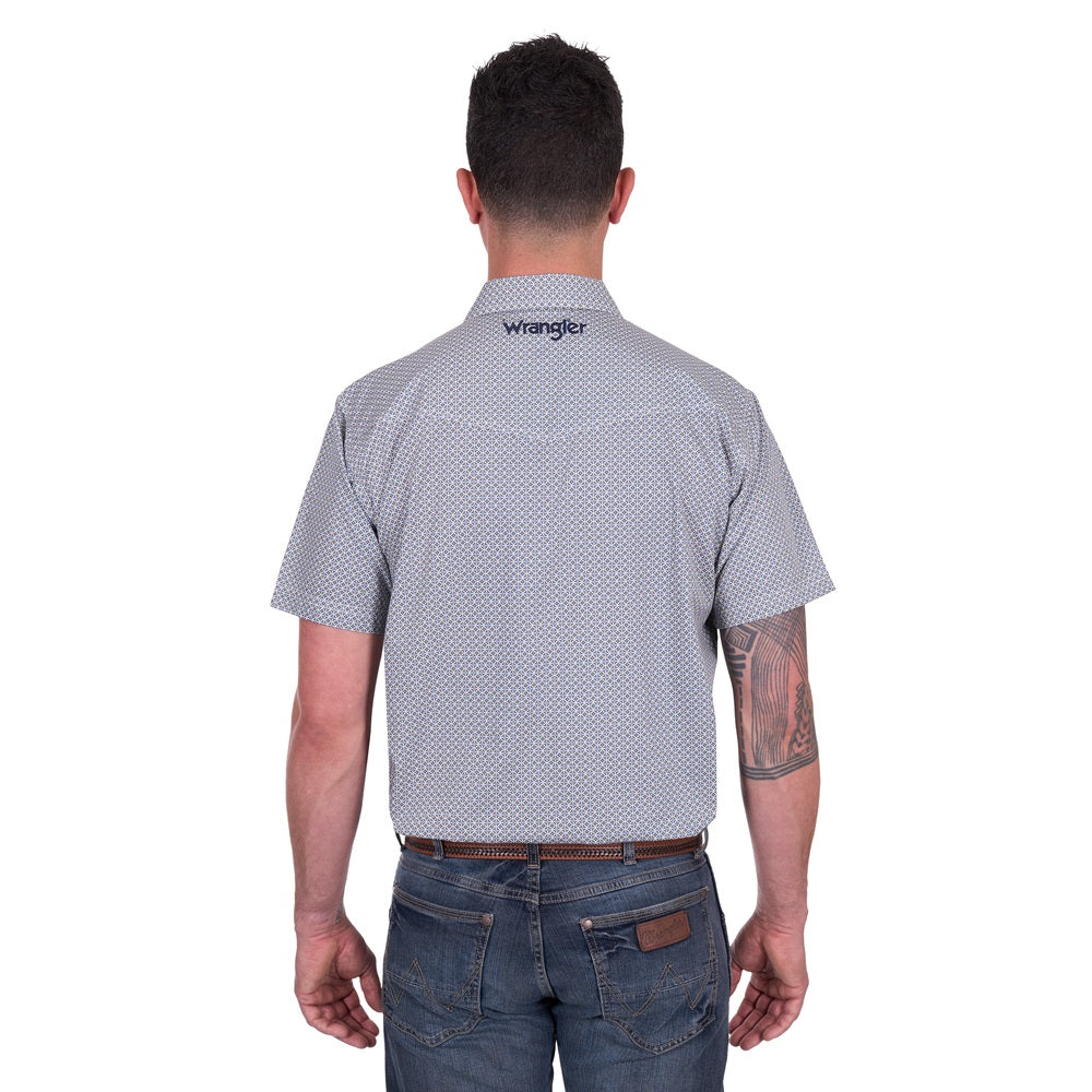 Wrangler Mens Shirt | Jimmy | Navy / Gold
