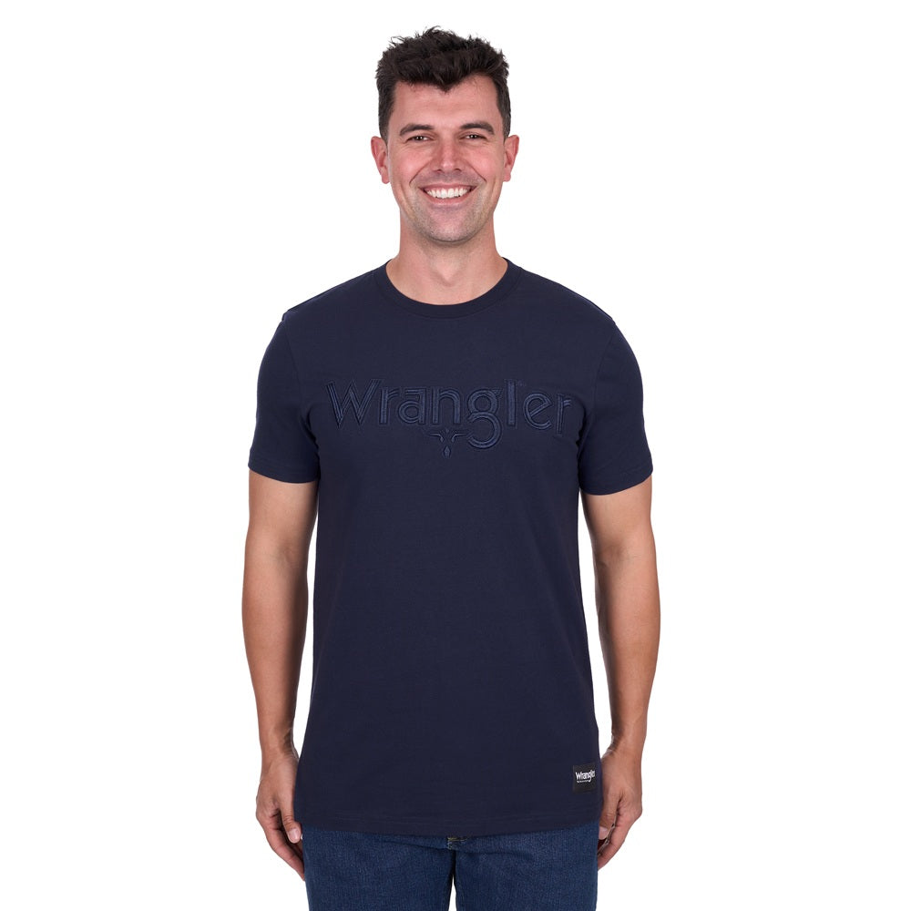 Wrangler Mens T-Shirt | Chase | Navy
