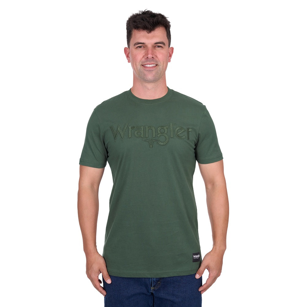 Wrangler Mens T-Shirt | Chase | Cypress
