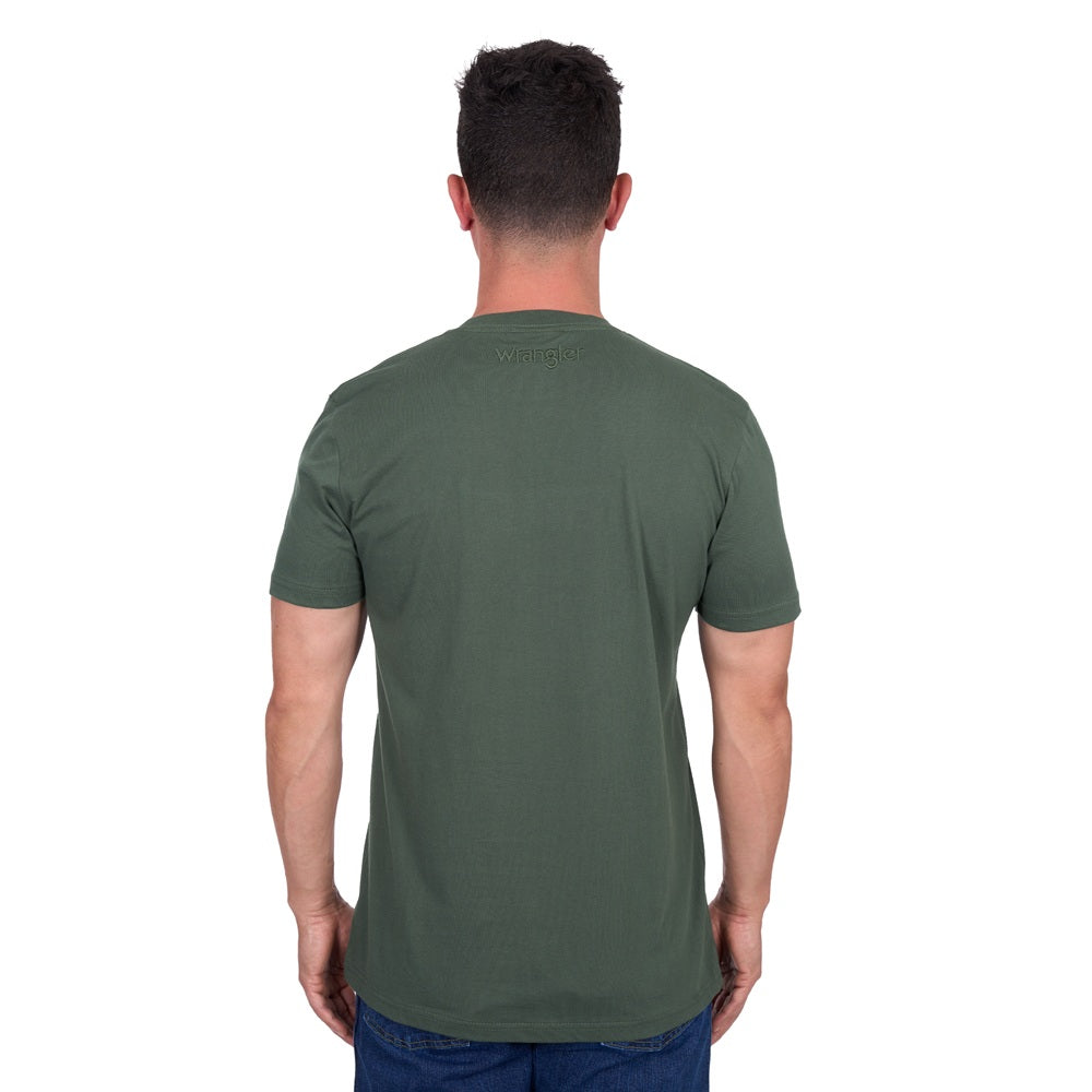 Wrangler Mens T-Shirt | Chase | Cypress
