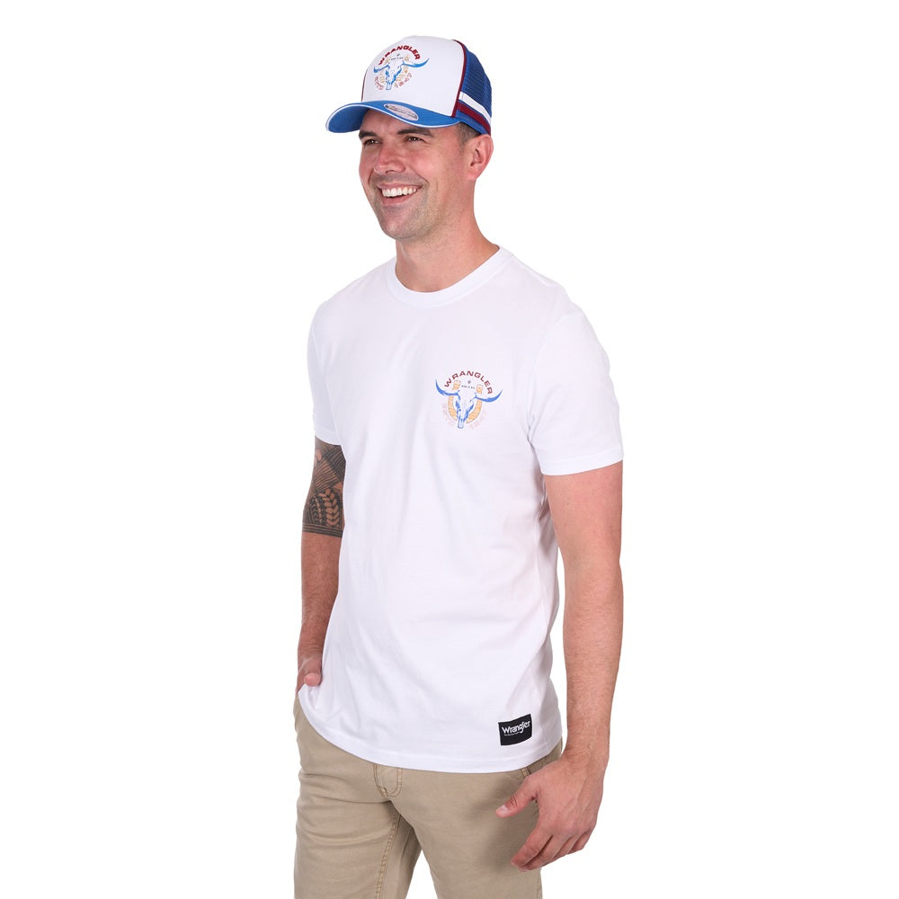 Wrangler Mens T-Shirt | Henry | White