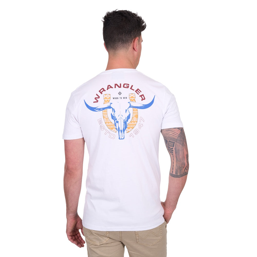 Wrangler Mens T-Shirt | Henry | White