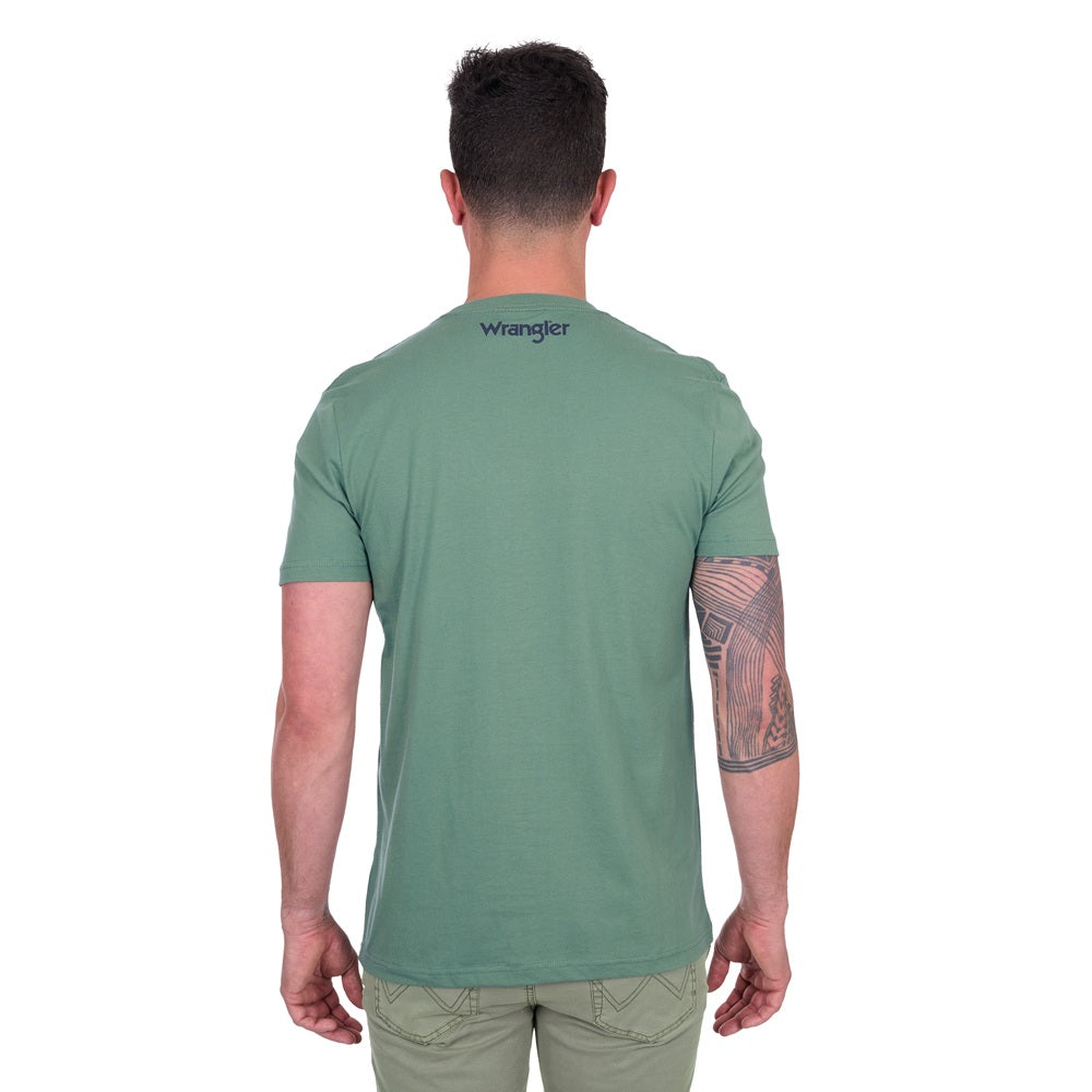 Wrangler Mens T-Shirt | Arthur | Sage
