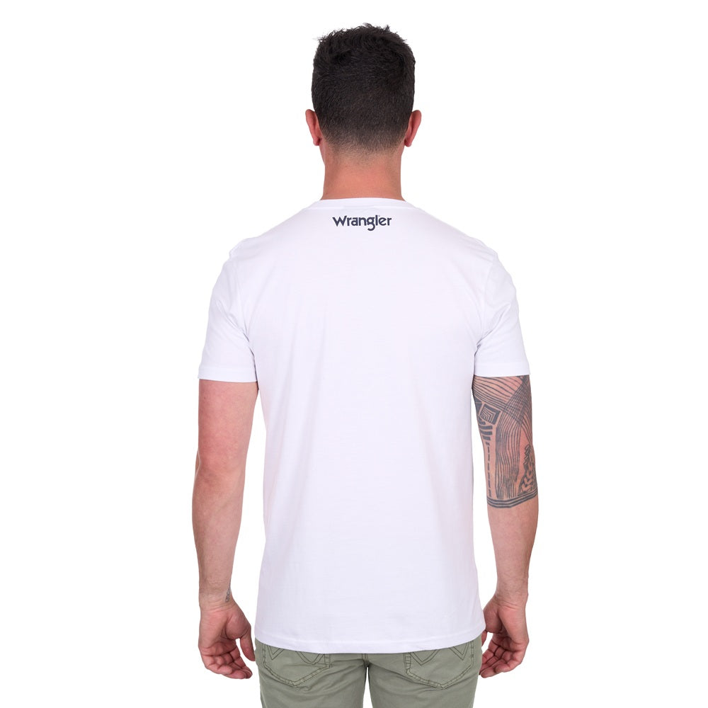 Wrangler Mens T-Shirt | Lance | White
