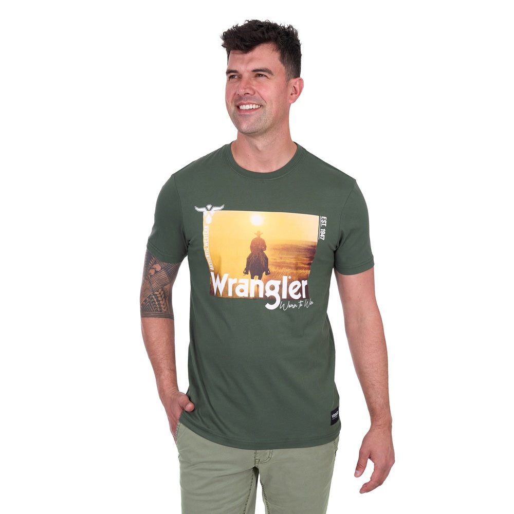 Wrangler Mens T-Shirt | Andre | Cypress
