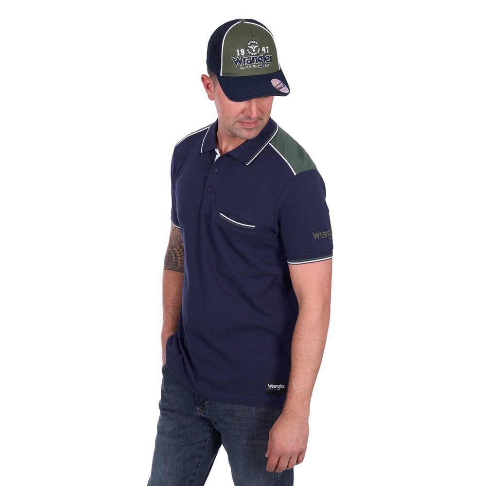 Wrangler Mens Polo | Jarrod | Navy
