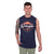 Wrangler Mens Muscle Tank | Mario | Navy
