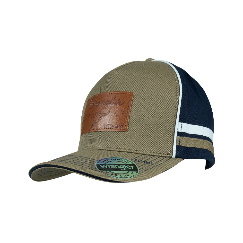 Wrangler Cap | Damon | Tan / Navy