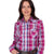Wrangler Womens Shirt | Molly | Long Sleeve Pink Check