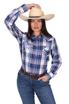 Wrangler Womens Shirt | Peyton | Long Sleeve Pink Check