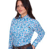 Wrangler Womens Shirt | Alissa | Long Sleeve Blue