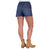 Wrangler Womens Shorts | Samantha | High-Rise | Vintage Indigo
