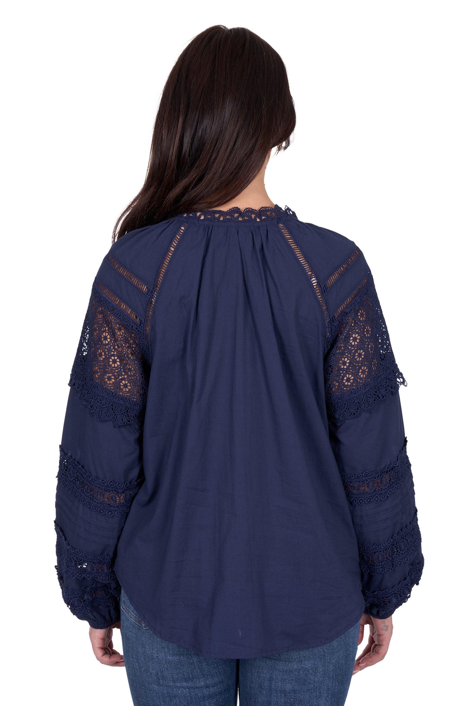 Wrangler Womens Blouse | Tamara | Long Sleeve Navy