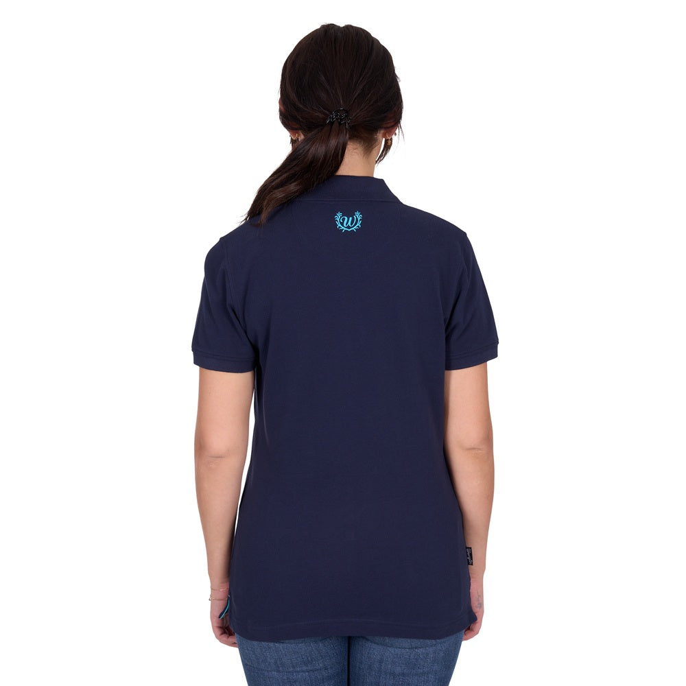 Wrangler Womens Polo | Wliza | Navy
