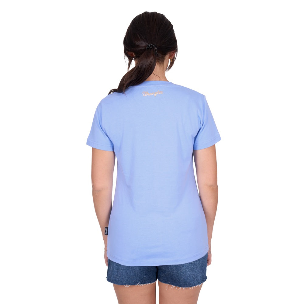 Wrangler Womens T-Shirt | Eloise | Blue
