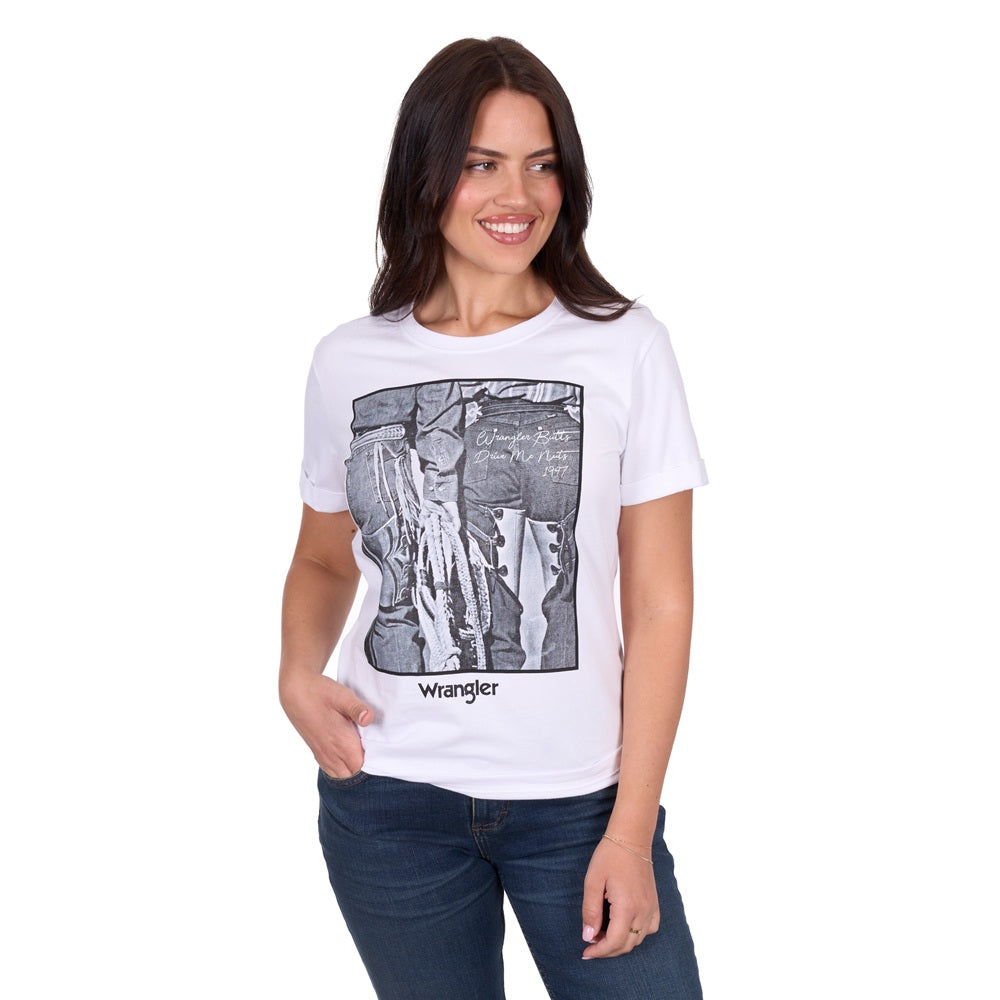Wrangler Womens T-Shirt | Julia | White
