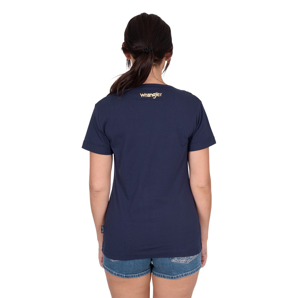 Wrangler Womens T-Shirt | Reece | Navy
