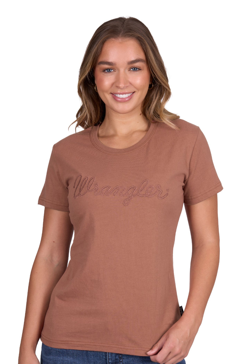 Wrangler Womens T-shirt | Texas | Short Sleeve Copper