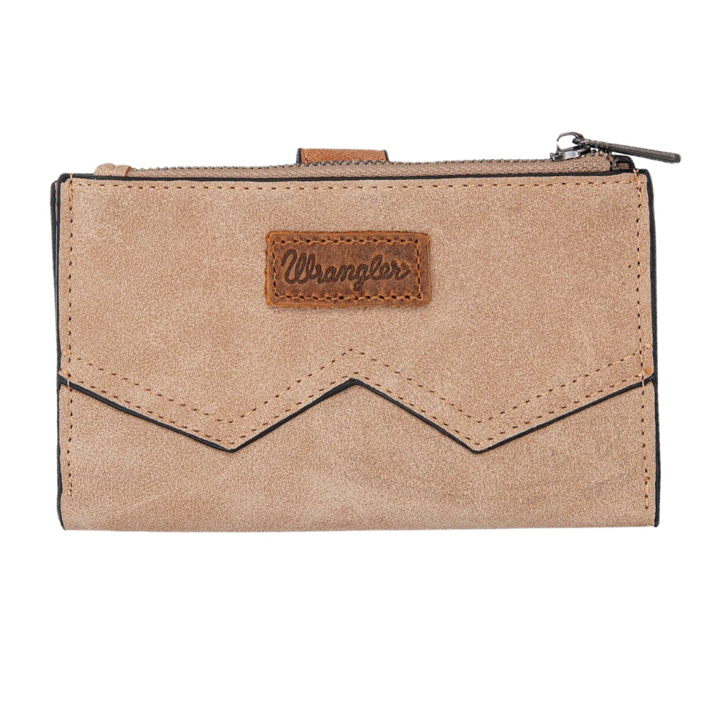 Wrangler Wallet | W Stitch | Camel