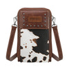 Wrangler Phone Wallet Bag | Cow Print