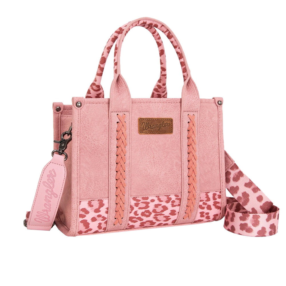 Wrangler Crossbody Bag | Leopard Print | Pink