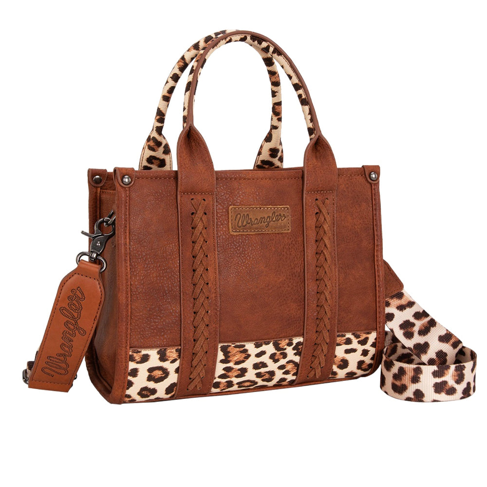 Wrangler Crossbody Bag | Leopard Print | Tan