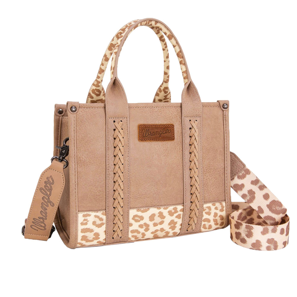Wrangler Crossbody Bag | Leopard Print | Taupe