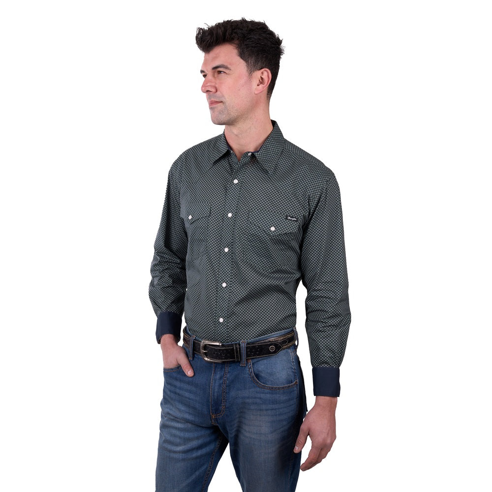Wrangler Mens Shirt | Steve | Cypress