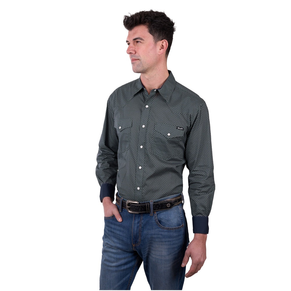 Wrangler Mens Shirt | Steve | Cypress