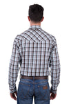Wrangler Mens Shirt | Knox | White / Dark Tan