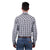 Wrangler Mens Shirt | Beau | Dark Tan / Blue