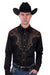 Wrangler Mens Shirt | Rhys | Embroidered | Black